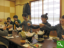 修了式終了後の祝賀会